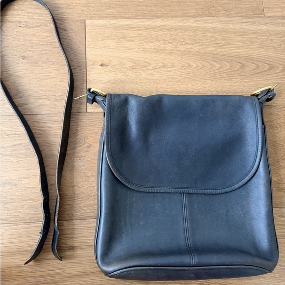 Vintage Coach Whitney Bag Navy Blue - Picture 10 of 10